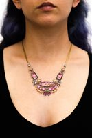 Collar Ayala Bar Mujer Rose Embrace in Aleación de Metal Cristallo R3562 - R3562